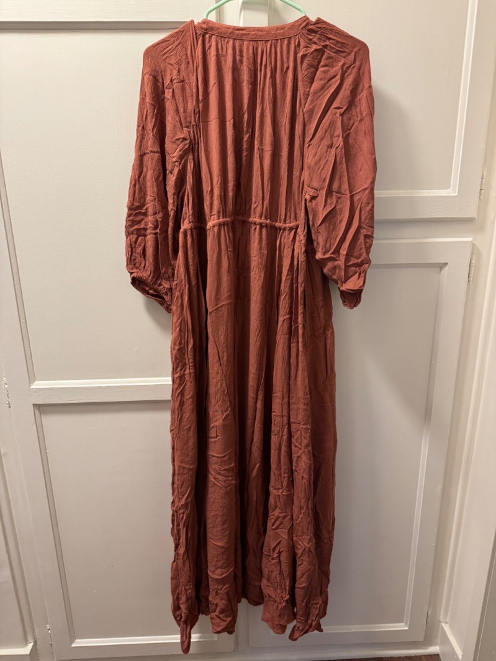 Free People Plenty of Love Maxi Dress in Brick / Clay Color - Size Small - Picture 4 of 7